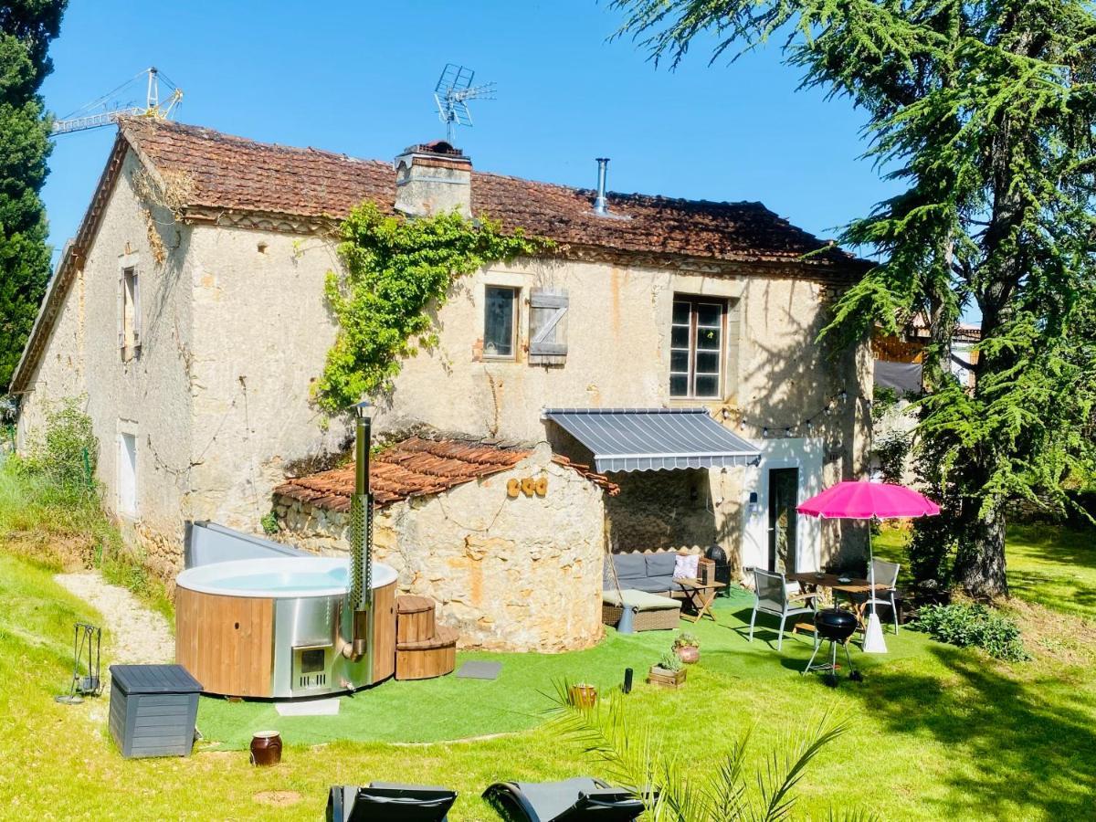 Gite De Charme Bain Nordique & Vieilles Pierre Classe 3 Etoiles Le Prestadou Arcambal Exterior photo